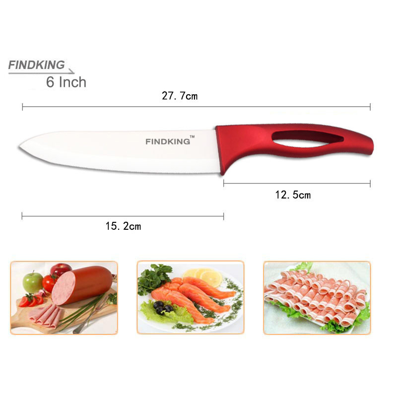Findking Pisau Dapur Keramik 5 in 1 Red Findking Pisau Dapur Keramik 5 in 1 Red