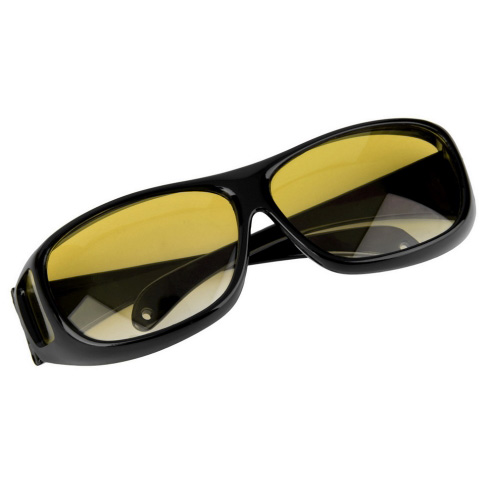  Kacamata Night Vision UV Protection Black Yellow 