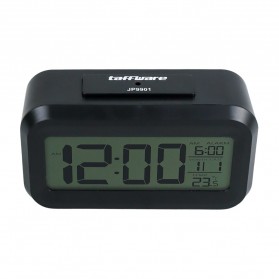 Taffware Fanju Jam LCD Digital Clock with Alarm - JP9901 - Black - 1