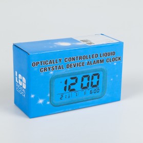 Taffware Fanju Jam LCD Digital Clock with Alarm - JP9901 - White - 9