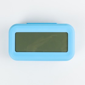 Taffware Fanju Jam LCD Digital Clock with Alarm - JP9901 - Blue - 4