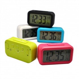 Taffware Fanju Jam LCD Digital Clock with Alarm - JP9901 - Blue - 9