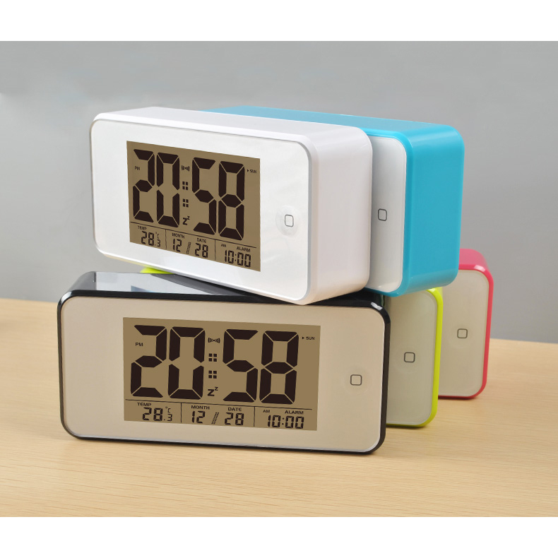 digital desktop smart clock touch buttom jp9902 green digital desktop smart clock touch buttom jp9902 green