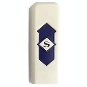 Korek Elektrik USB Cigarette Lighter - JL543 - White/Blue