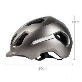 WEST BIKING Helm Sepeda Cycling Helmet with Reflective - WB152 - Black - 3