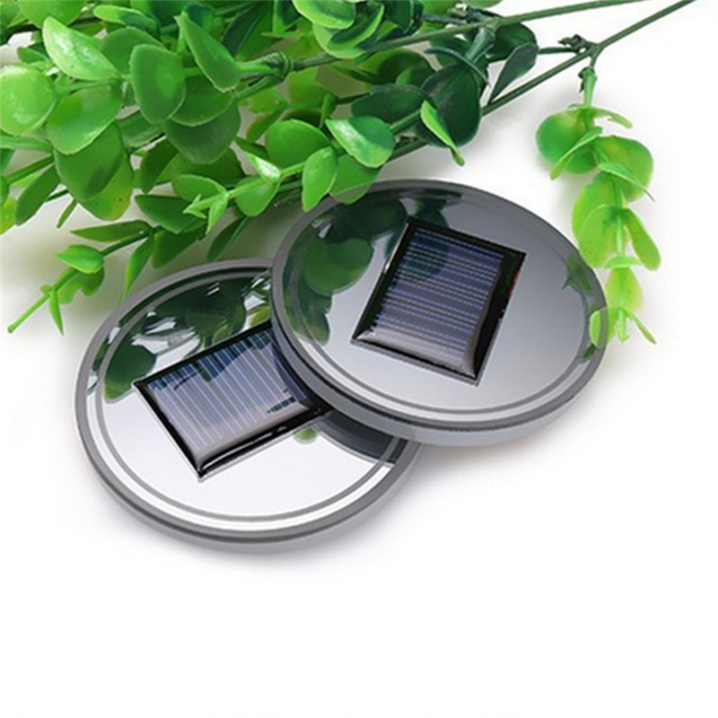 Lampu LED Dekorasi Interior Mobil  Car  Cup Holder Solar  