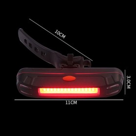 Zacro Backlamp Lampu Sepeda COB Tail Light - HYD-011 - Red - 9