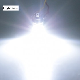 Urbanroad Lampu Motor H4 Headlight LED Hs1 6W 6500K 1 PCS - Silver - 4