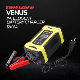 Taffware Venus Intelligent Battery Charger Aki Mobil 12V 6A - UD20 - Black/Yellow