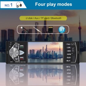 Kklusb Tape Audio Mobil Bluetooth MP5 Media Player Parkir Monitor LCD 4.1 Inch - 4022D - Black - 7