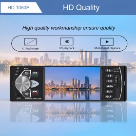 Kklusb Tape Audio Mobil Bluetooth MP5 Media Player Parkir Monitor LCD 4.1 Inch - 4022D - Black - 10