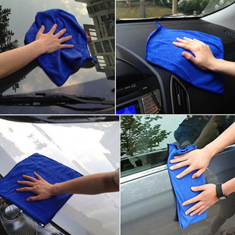 EACHGO Handuk Mikrofiber Lap Pengering Mobil 25 x 25 CM - WJJD201