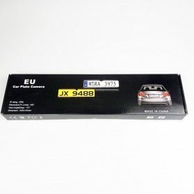 VODOOL Frame Plat Nomor Polisi Kamera Belakang Mobil License Plate Frame - JX9488 - Black - 8
