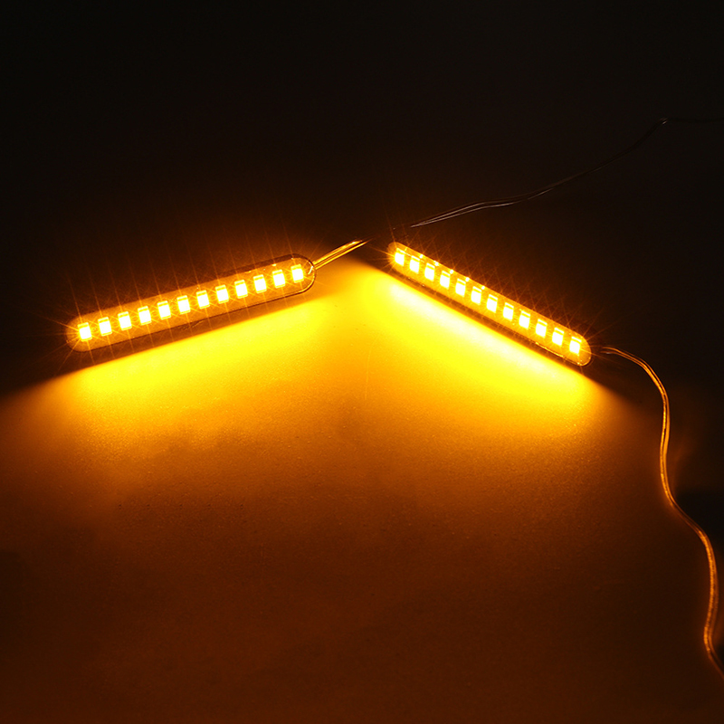MALUOKASA Lampu Indikator Rem dan Sein Sepeda Motor 12 LED
