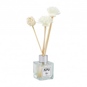 Taffware HUMI Parfum Ruangan Aroma Diffuser Reed Sticks Rattan Ball Rose 50ml - DF-099