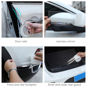 SEAMETAL Stiker Pelindung Mobil Car Scratchproof Protector Tape 30MM x 3M - C39906 - Transparent - 6