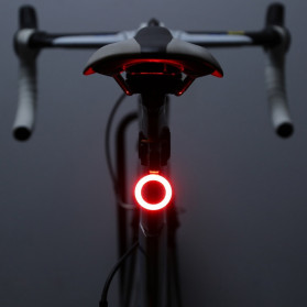 Zacro Lampu Sepeda Tail Light LED Bicycle Bone USB Charging - ZHA0097 - Black - 2