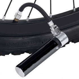 DUUTI Pompa Manual Ban Sepeda Mini Bike Pump 120 PSI - PP-06 - Silver