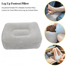 TaffHOME Bantal Angin Kaki Portabel Inflatable Relaxing Feet Tool  - JJ06114 - Gray