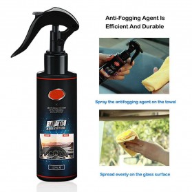 Trueful Car Windshield Coating Hydrophobic Liquid Anti Fogging Agent Spray 120ml - B7 - Black