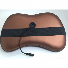 RUOKEY Bantal Pijat Shiatsu Heat Neck Massage Pillow 8 Head 1 Button - CHM-8028 - Brown - 4