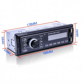 AUDEW Tape Audio Mobil MP3 Media Player Touch Screen FM Radio Bluetooth - M10 - Black - 6