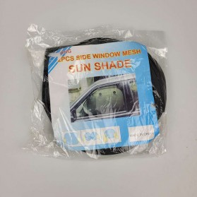 Mayitr Pelindung UV Jendela Mobil Car Sun Shade Mesh Cover Visor 2PCS - GS-0005 - Black - 5