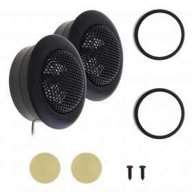 Audio  - Agile Speaker Mini Dome Tweeter Loudspeaker Mobil HiFi 800W 2 PCS - TS-T120 - Black