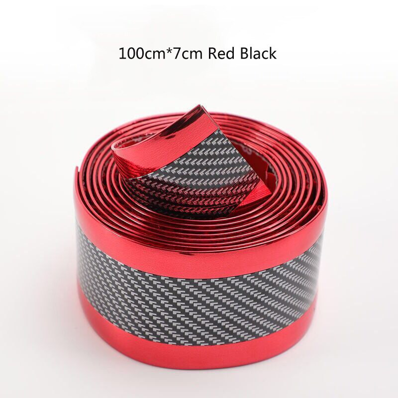 Karlor Stiker Vinyl Mobil Rubber Strip Car Bumper Edge Guard 7 x 100 CM