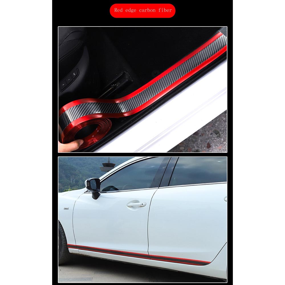 Karlor Stiker Vinyl Mobil Rubber Strip Car Bumper Edge Guard 7 x 100 CM