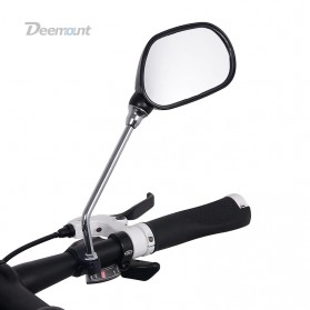 DEEMOUNT Kaca Spion Sepeda Bike Blindspot Rearview Mirror 1 Pair - VMR-001 - Black