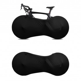 West Biking Cover Sarung Pelindung Sepeda Anti-dust Bike Wheels Frame Storage Bag 150 cm - 355G - Black - 4