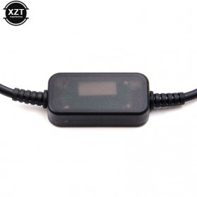 XZT Plug Rokok Mobil USB Cigarette Plug Power Socket 5 V to 12 V - XZT0017 - Black - 7