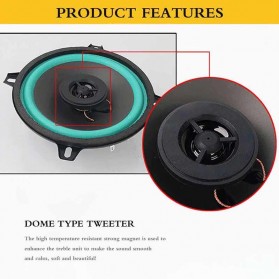 Onever Speaker Subwoofer Mobil HiFi 5 Inch 140W 1 PCS - CX-502 - Black/Blue - 5