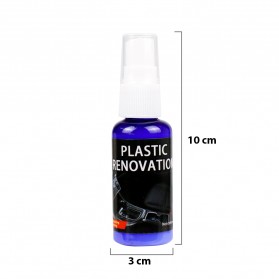 Rylybons Cream Restorasi Interior Mobil Car Plastic Wax Repair Agent 30 ml - JIMIJI30 - Black - 9