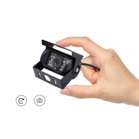 GreenYi Kamera Belakang Mobil Car Rearview Camera 18 LED Nightvision - S13 - Black - 5