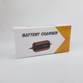 E-FAST Charger Aki Motor Lead Acid Smart Battery Charger 12V 3A 20Ah - ZYX-Y10 - Black - 6