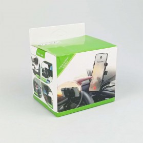 DIDIHOU Car Holder Smartphone Mobil Dashboard Bracket - YB20-3 - Black - 8