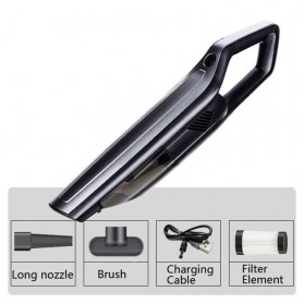 SUNSKY Handheld Vacuum Cleaner Penyedot Debu Mobil Wireless 3300Pa - A-021 - Black - 4
