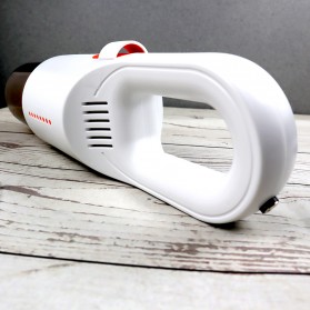 SUNSKY Handheld Vacuum Cleaner Penyedot Debu Mobil Wireless Three Cell Batteries - A-041 - White - 4