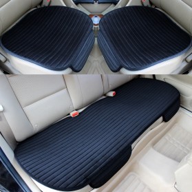 Leatra Cover Jok Kursi Mobil Car Seat Cover Rear Flocking Cloth - L31 - Black