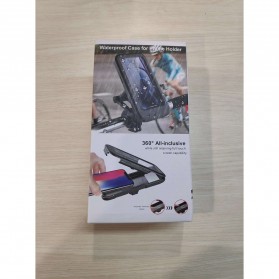 AZM Holder Smartphone Sepeda Adjustable Bicycle Phone Case - M3 - Black - 7