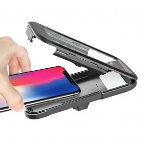 AZM Holder Smartphone Sepeda Adjustable Bicycle Phone Case - M3 - Black - 2