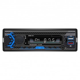BQCC Tape Audio Mobil Voice Bluetooth Car MP3 Player USB Charge - SWM-7811 - Black