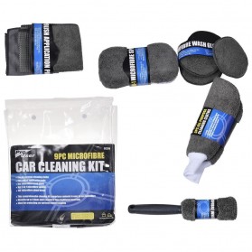 Dreautomob Car Wash Cleaning Kit Spons Cuci Mobil 9 PCS - CC200 - Gray