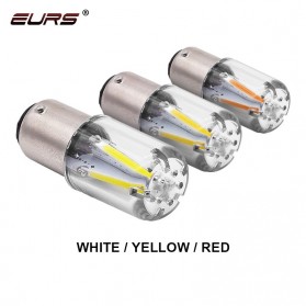 EURS Lampu Rem Mobil LED COB P21W 1157 BAY15D - ES01 - Yellow