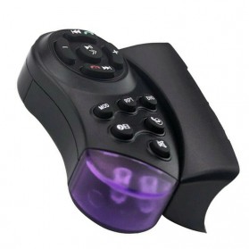 NHKUPOR Remot Kontrol IR Stir Mobil Universal Car Steering Wheel Remote - CP-SWC001 - Black