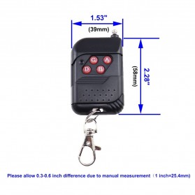 ZeappAI Klakson Mobil Motor Wireless Remote Control Horn 12V - DL7834 - Black - 6