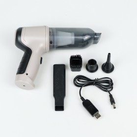 KROAK Vacuum Cleaner Penyedot Debu USB Rechargeable 4000mAh 3800Pa - HL-107 - Gray - 9