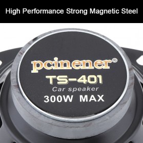 Pcinener Speaker Mobil HiFi 4 Inch 300W 1 PCS - TS-401 - Black - 3